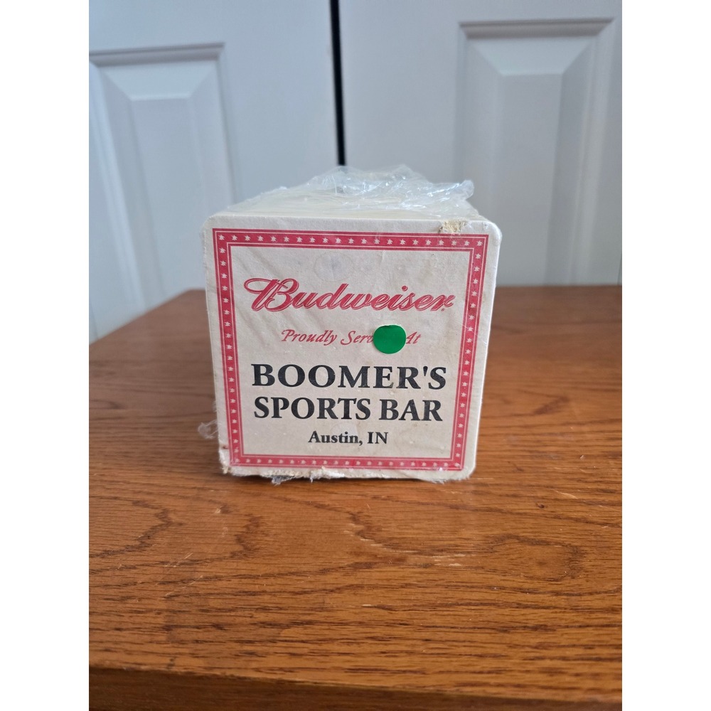Vintage Budweiser Coasters Boomers Sports Bar Austin IN Bulk Stack Sealed